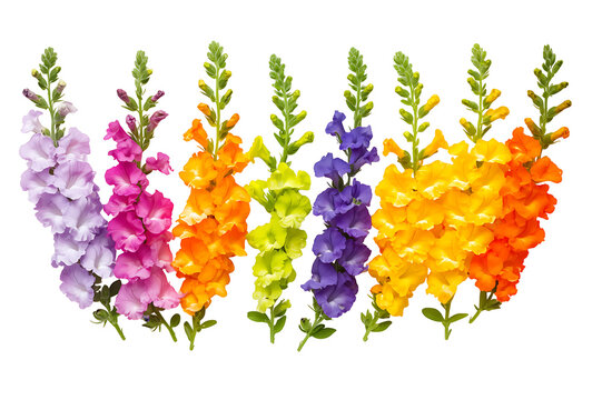 Vibrant snapdragons blossom in a garden nature photography colorful floral display