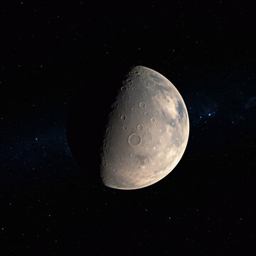 A young, rocky protoplanet in the early stages of formation. AI generated