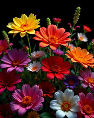 The flowers that bloom are so beautiful with various colors