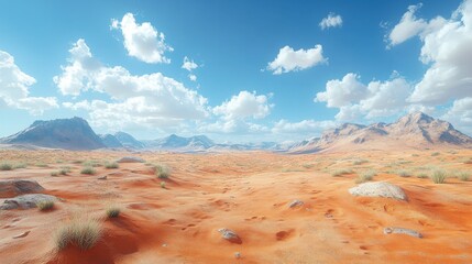 Naklejka premium landscape of the mountains