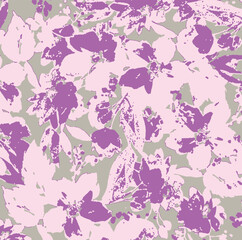 Vector seamless pattern. Pretty pattern in small flowers. Small blue flowers. White background. Ditsy floral background. The elegant the template for fashion prints. Stock vector.