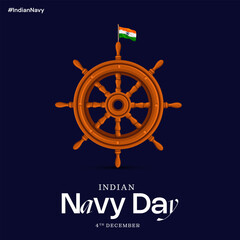 Indian Navy Day Social Media Post