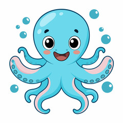 cartoon drawing octopus

