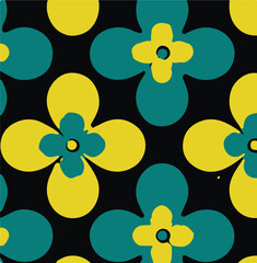 Flowers patterns. Seamless floral backdrop.monochrome, solid abstract small , big flower ,leaves, all over vector design  background illustration digital image for paper or textile,seamless pattern