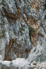 Beautiful rock formations, stone texture
