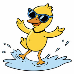 cartoon DUCK