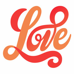 Obraz premium STICKER DESIGN OF LOVE