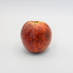 red apple on a white background