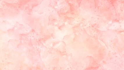 Abstract soft pink and white watercolor background. watercolor textures on white paper background.