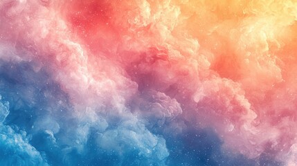 Fototapeta premium Sky Dreamy Cloud Wispy clouds forming abstract shapes against a pastel backdrop, perfect for imaginative and creative projects.