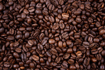 Roasted coffee beans