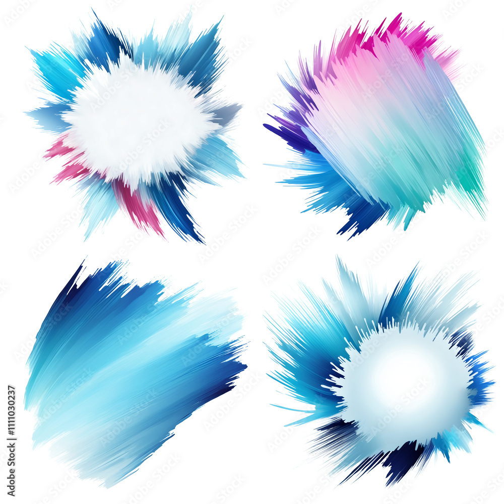 Poster abstract seamless backgrounds showcasing vibrant hues and dynamic brush strokes in design