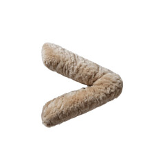 Fluffy Plush Symbol Greater - 3D Alphabet Design