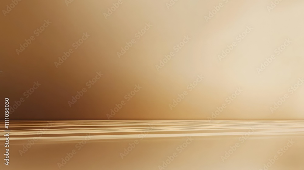 Poster soothing abstract landscape with soft warm tones and elegant lines creating a dreamy atmosphere for 