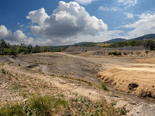 Pregheda coal mine, Almajului mountains, Romania