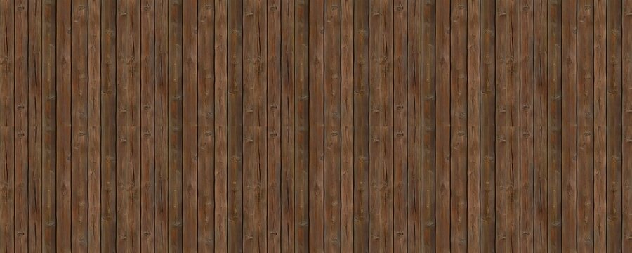 seamless pattern of Dark brown rustic wood texture background  autumnal design 