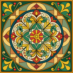 ornamental round pattern