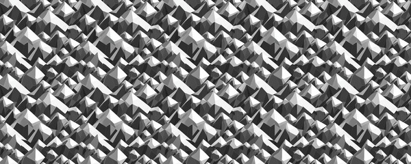 Fototapeta premium seamless pattern of Abstract grayscale geometric mountain range dark gray white modern minimalist powerful serene winter landscape 