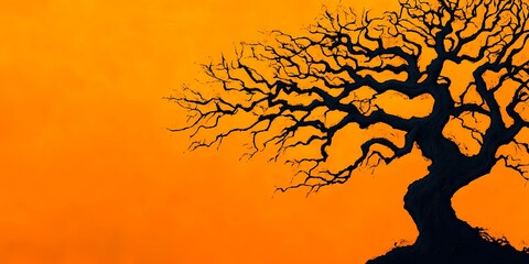 Atmospheric forest illustration merging pyrography aesthetics and digital artistry to create a peaceful and fantasy-driven composition.