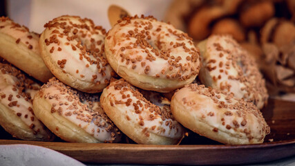Donuts on a plate