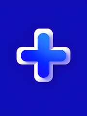 Obraz premium Icon cross style 