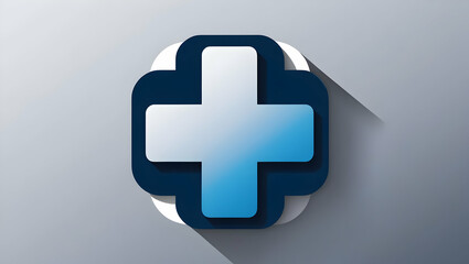 Obraz premium Icon cross style 