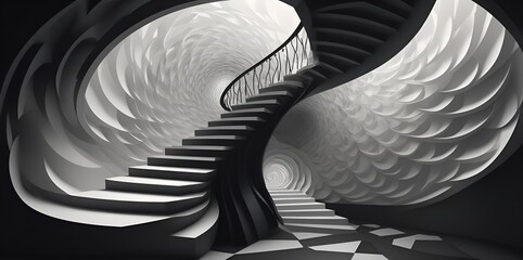 Infinity Steps: The Hypnotic Spiral Illusion