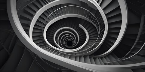 Infinity Steps: The Hypnotic Spiral Illusion Background