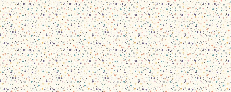 seamless pattern of Abstract pastel confetti pattern  joyful, playful celebration design 