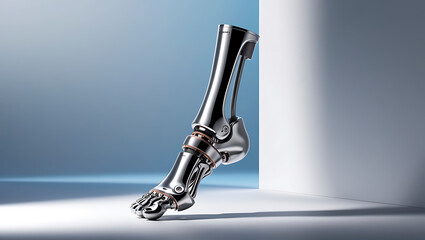Advanced Shock Absorption Prosthetic Foot Featuring Organic Design