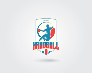 Modern Creative & Unique Free Vector Handball Sports Logo Design