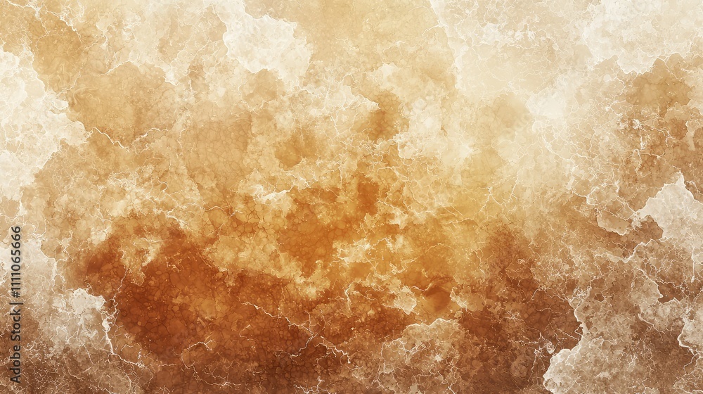 Poster abstract textured background in shades of brown and cream with organic patterns, ideal for use in de
