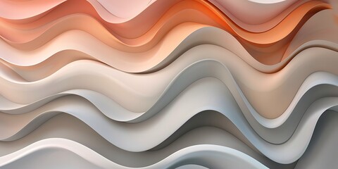 Obraz premium graphic design background with modern waves background design with light gray, gray gray and pastel brown color. can be used as card, wallpaper or background texture