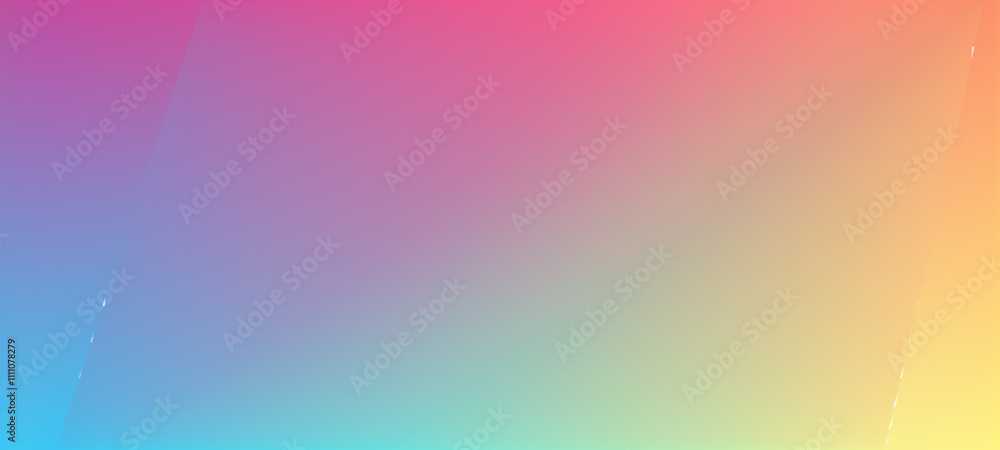 Poster ombre rainbow background with blurry y2k gradient. soft holograph and chrome effect in pink, blue, y