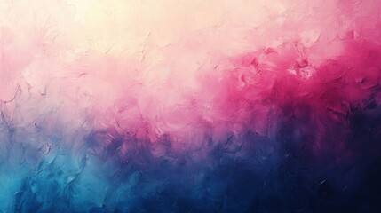Obraz premium Abstract Textured Painting with Pink and Blue Hues