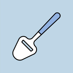 Cutter for cutting cheese strips vector icon