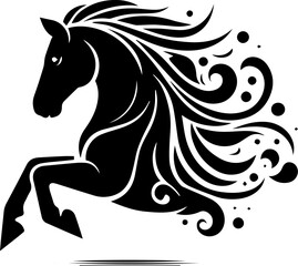 Silhouettes of Strength: The Horse in Focus