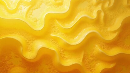 Abstract Yellow Seashell Texture, Intricate Patterns & Curves