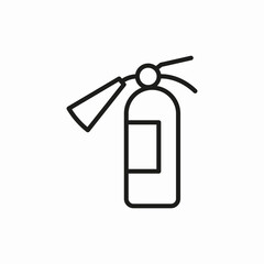 fire extinguisher icon sign vector