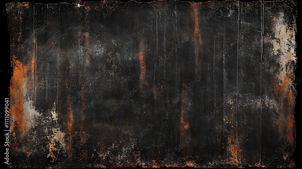 Poster dark grunge texture with rough edges, creating a moody atmosphere, ideal for adding depth and intens
