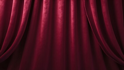 Luxurious Dark Burgundy Velvet Curtain Drapes