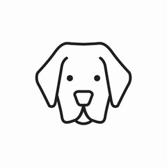 dog animal pet icon sign vector