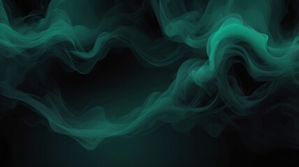 Fototapeta premium Fluid teal abstract wallpaper for desktop background creating a serene atmosphere