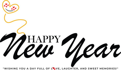 Happy New Year Text Effect Design 