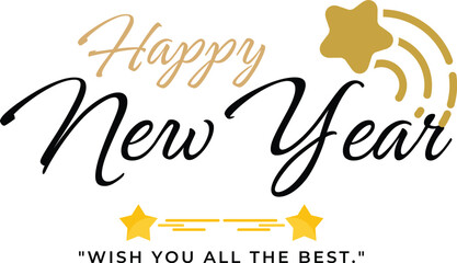 Happy New Year Text Effect Design 
