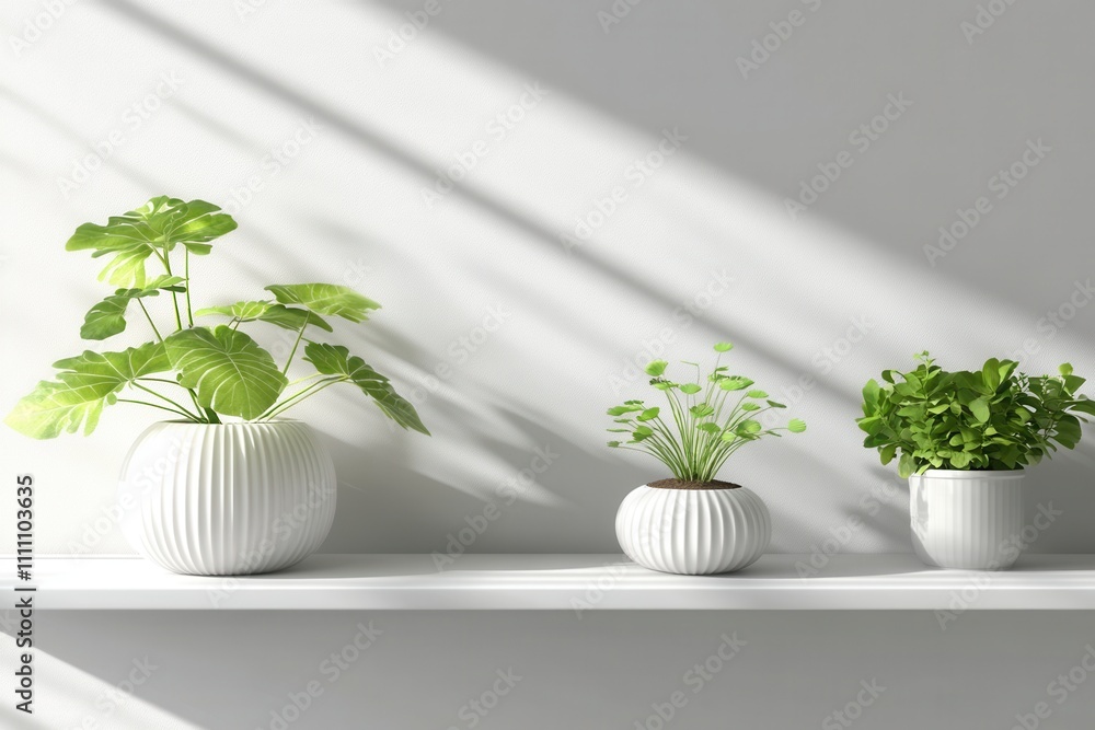 Poster product on white gradient background, 3d rendering of empty studio with floor