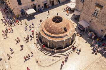 Onofrio Brunnen in Dubrovnik, Kroatien