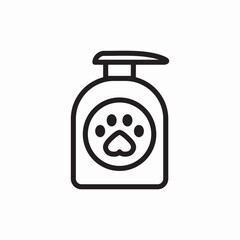 soap for pet icon sign vector
