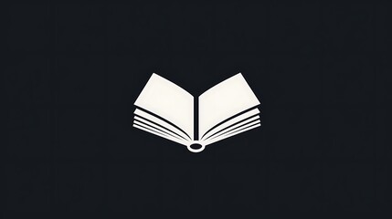book minimalist logo