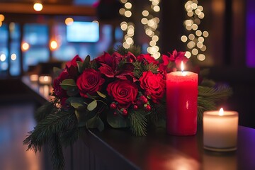 Romantic Valentine's Day Event Program Layout